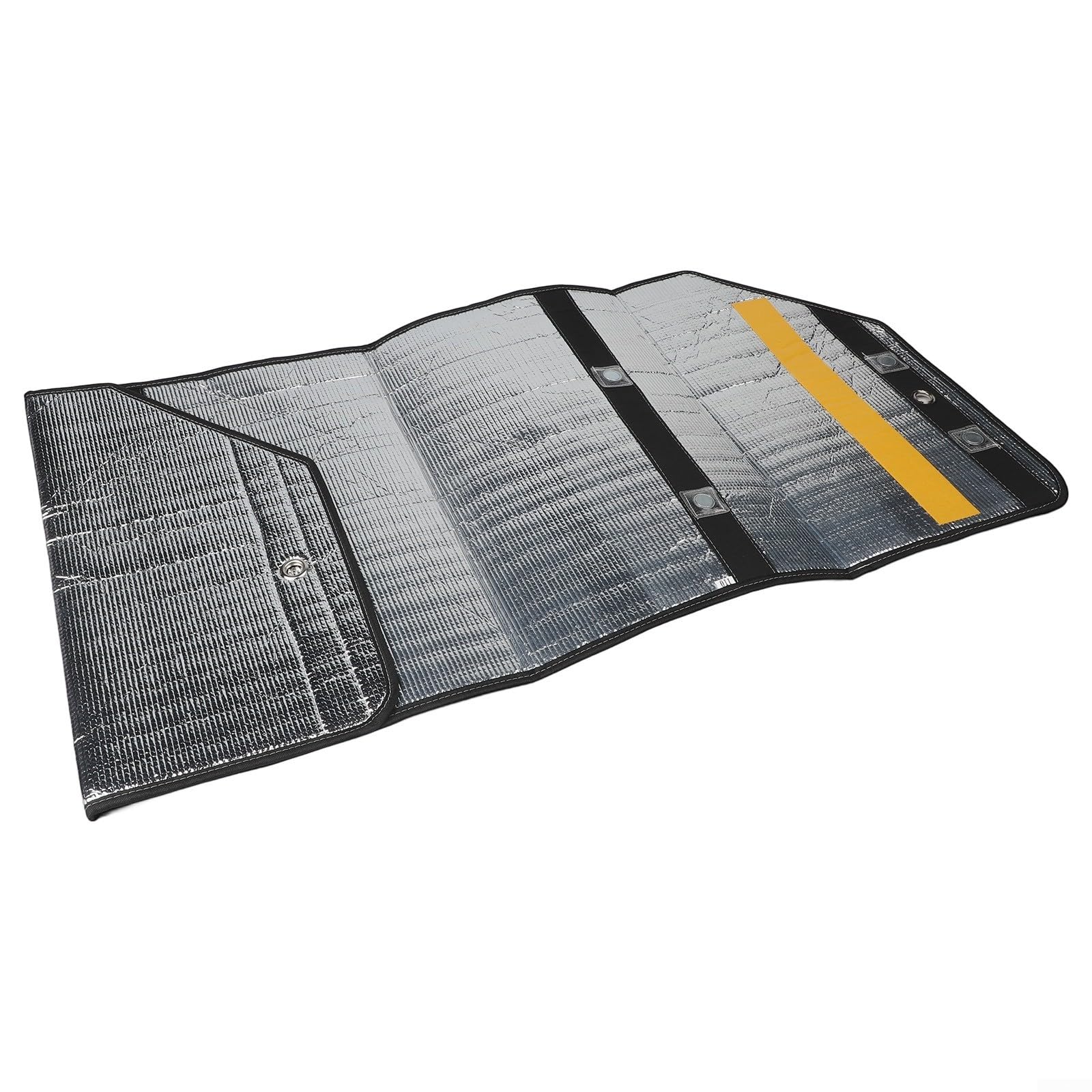Copertura per condizionatore d'aria con foglio di alluminio isolante per protezione da sole e pioggia, resistente alle intemperie, per giardino e patio (110 x 45 cm)