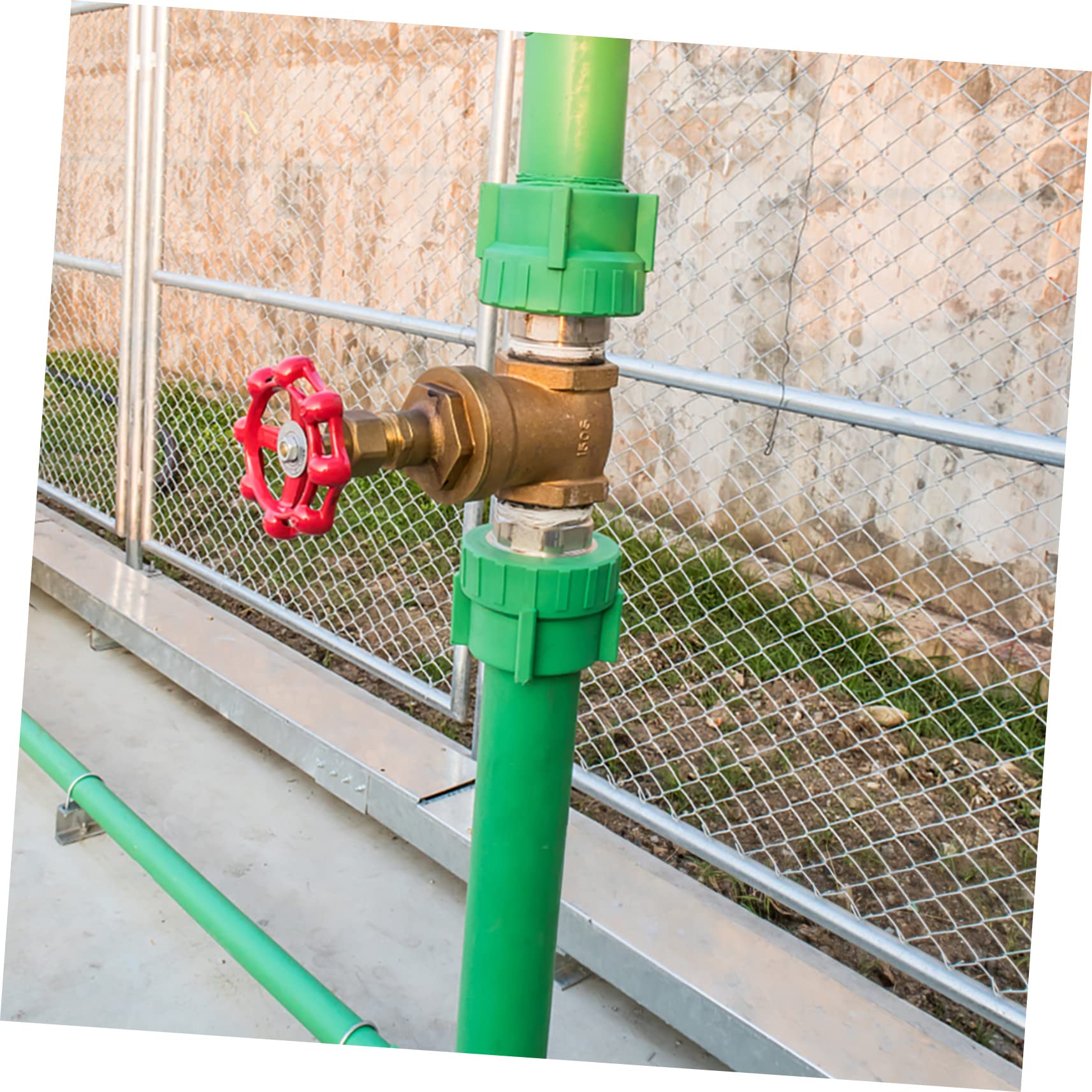 IWOWHERO 3pcs Red Cast Iron Valve Handwheel Handles Hand Wheel for Water Shut Off Knobs