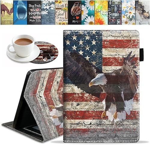 Miniatura 8 de Funda para tablet Fire HD 8Fire HD 8 Plus (10 generación, lanzada en 2020)  Funda delgada y ligera de piel sintética con función de encendido y