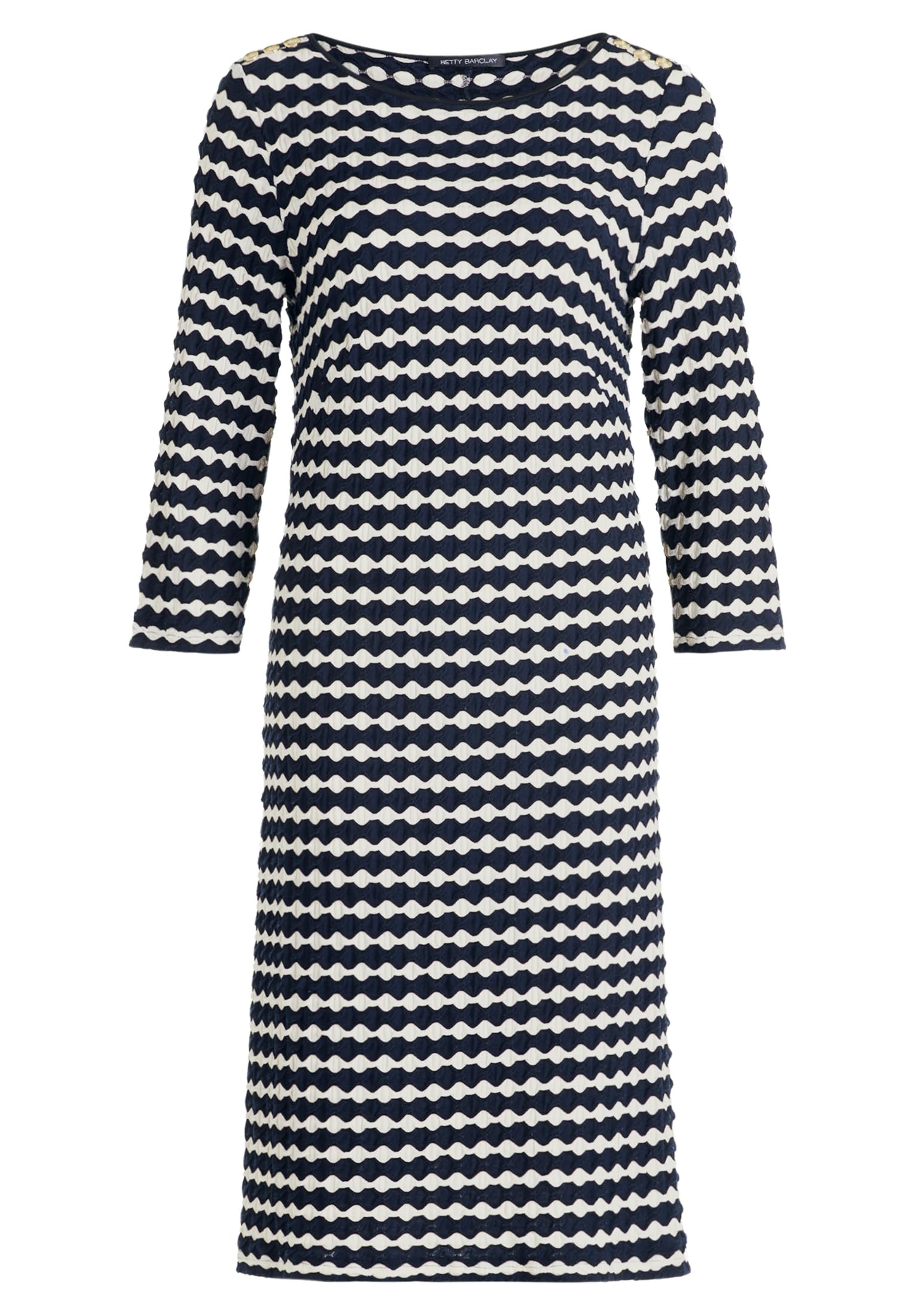 Betty Barclay Sukienka damska, Dark Blue/Cream, 42