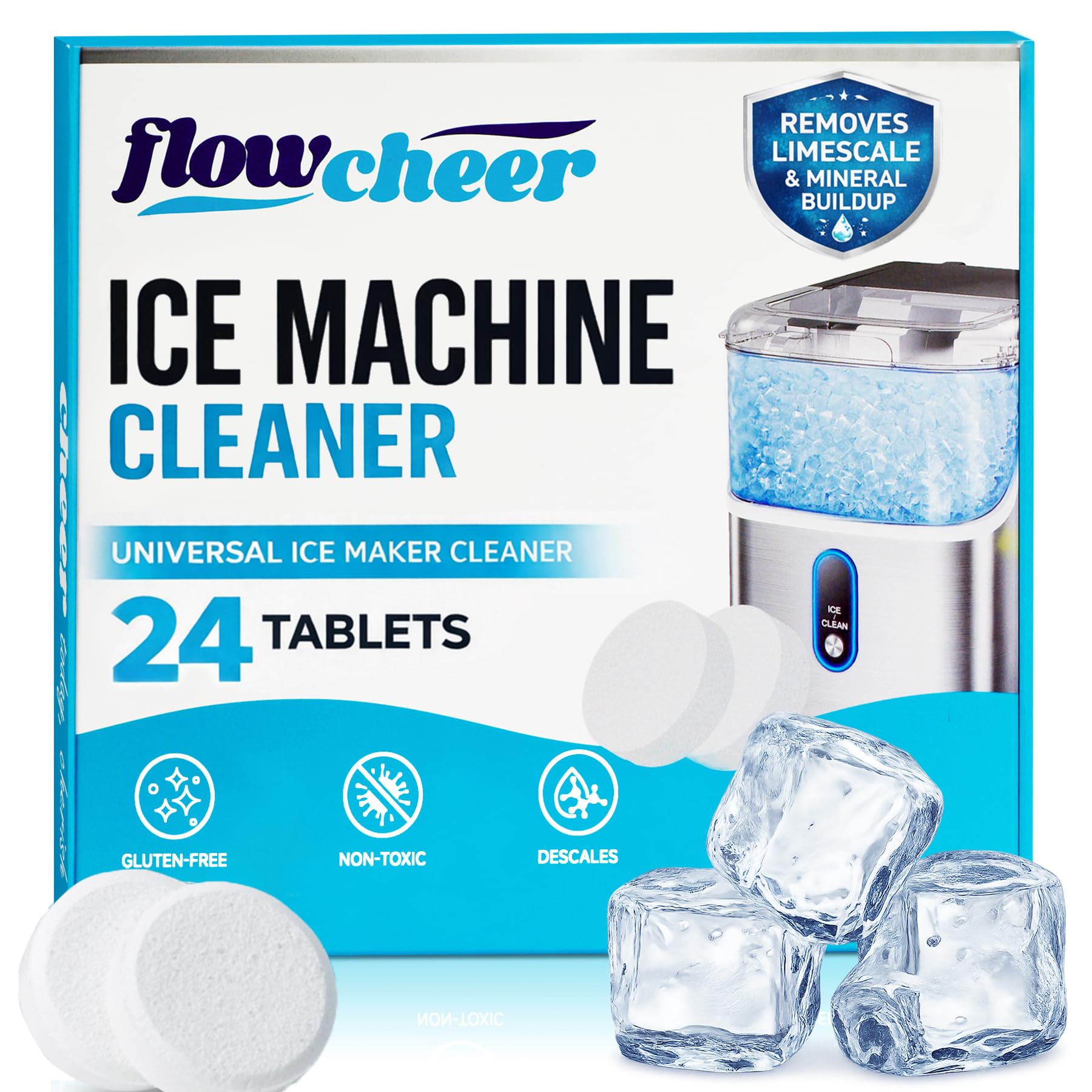 flowcheer Ice Maker Cleaner Tablets