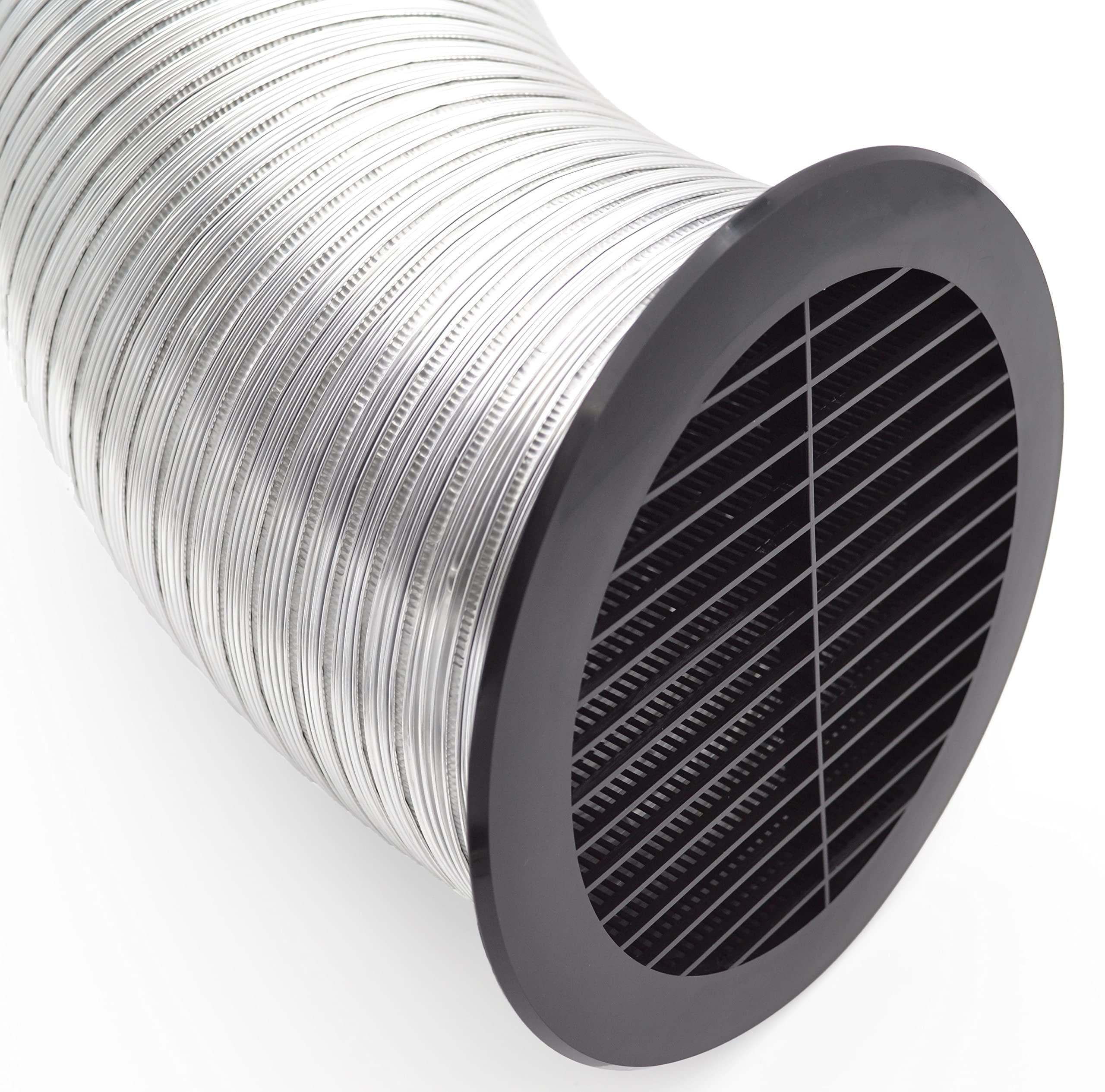 Griglia Ventilazione Ø 150 Mm PVC Marrone - Copertura Con Protezione Insetti - Foto 8