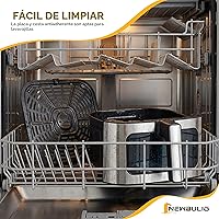 Vista 9 de NEWBULIG Freidora de aire de 6.34 cuartos de galón, freidora de aire con ventana visible, horno de freidora de aire de calentamiento rápido de 400 ℉