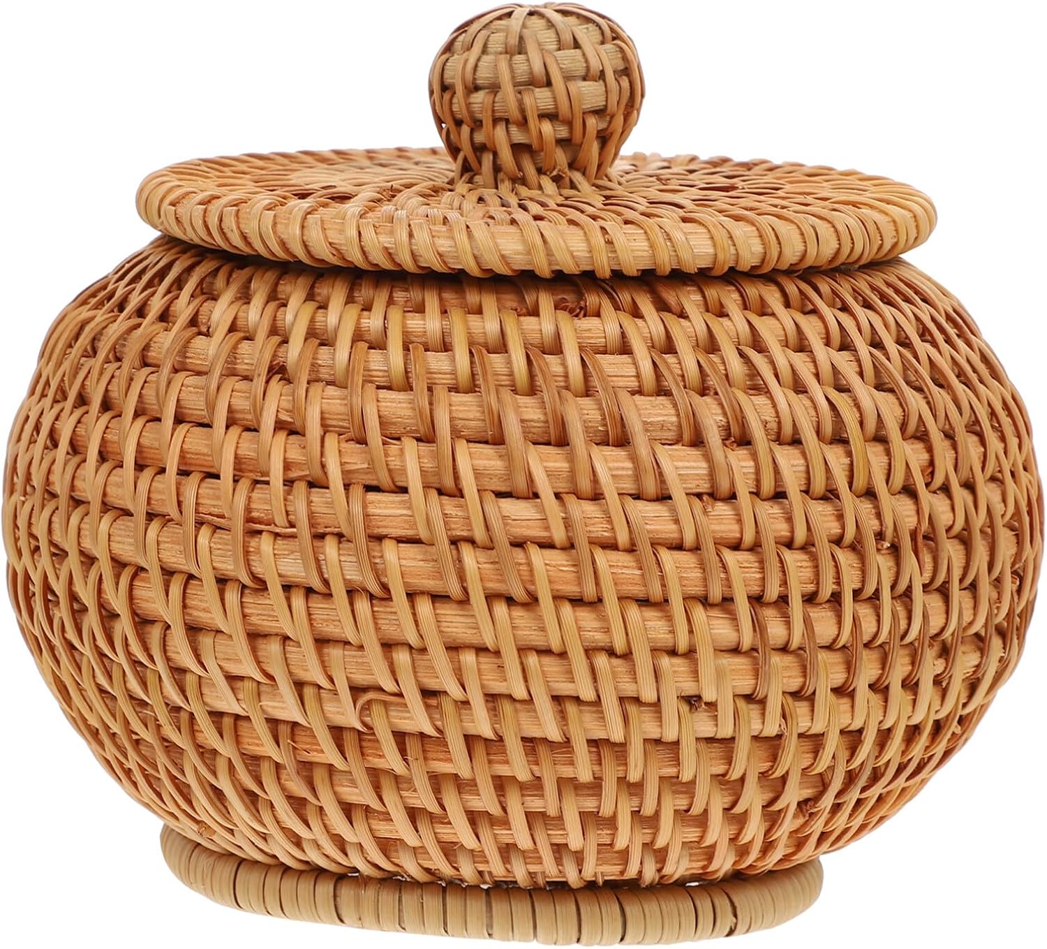 つる編み収納バスケット、トイレットペーパー収納バスケット、収納ボックス1個、ラウンド編みバスケット、スナックバスケット、ジュエリート