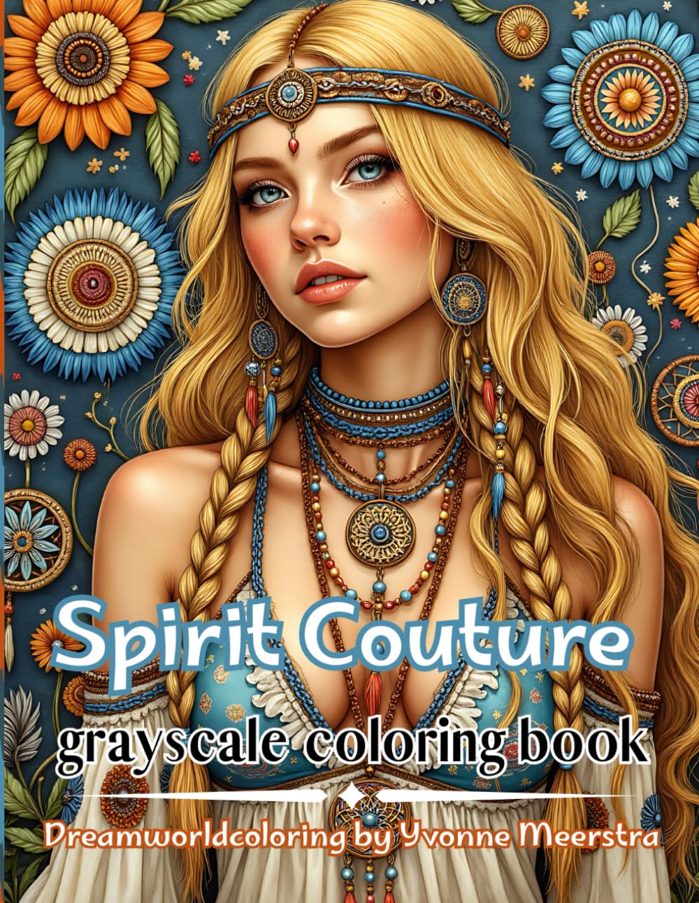 Spirit couture: A Magical Coloring Journey Through Ethereal Portraits and Cosmic Fantasy Worlds