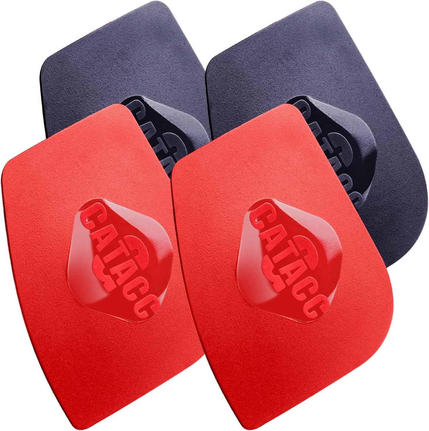 Original Pan Scrapers Set, 4 Pack Flexible Thicker Polycarbonate