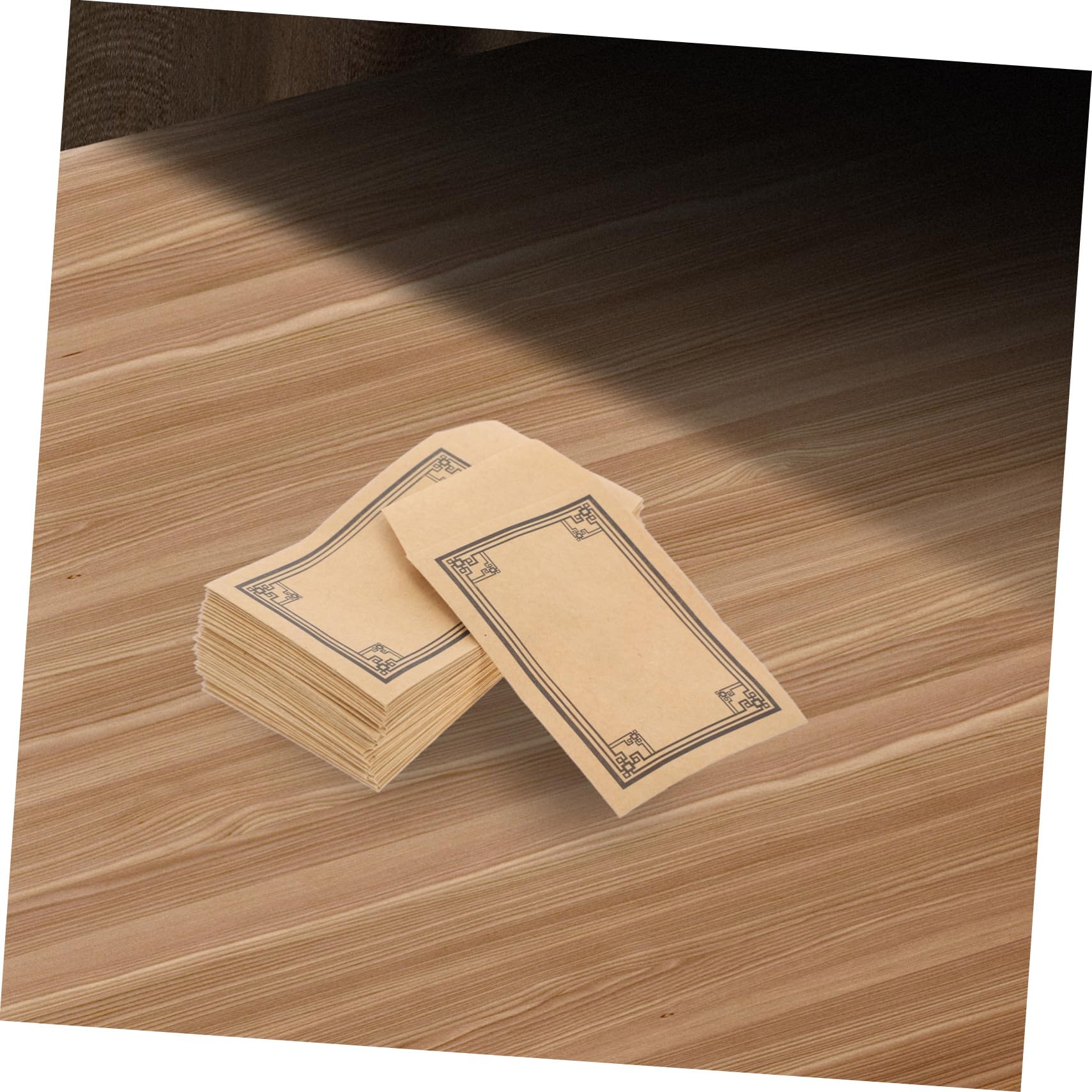 Mini Enveloppes Auto-adhésives Lot de 50 Papier Kraft Kaki pour Pièces de Monnaie