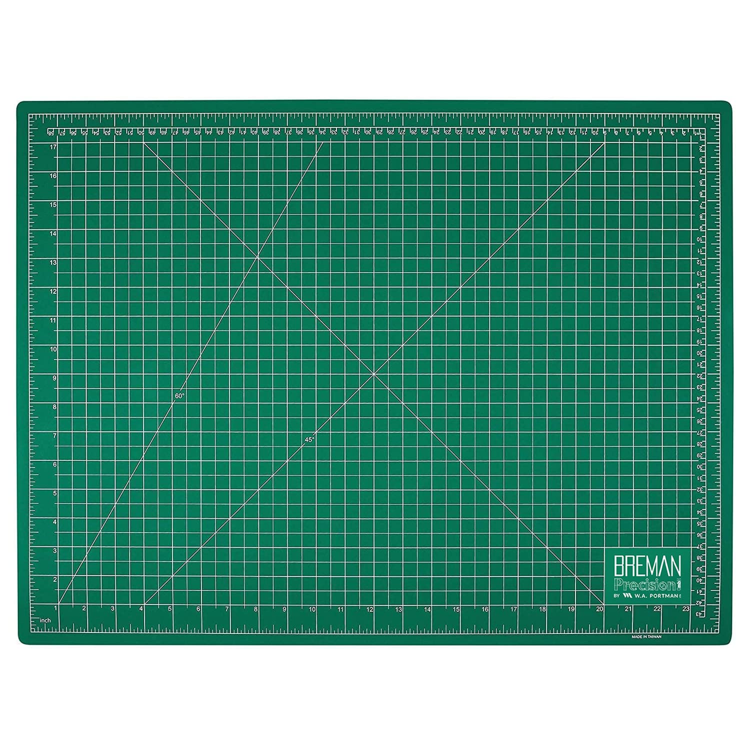 Amazon.com: Breman Precision Self Healing Cutting Mat 18x24 Inch - Rotary  Cutting Mats for Crafts - Great Craft Cutting Board for Crafting & Quilting  - 2 Sided 5 Ply PVC Self Healing
