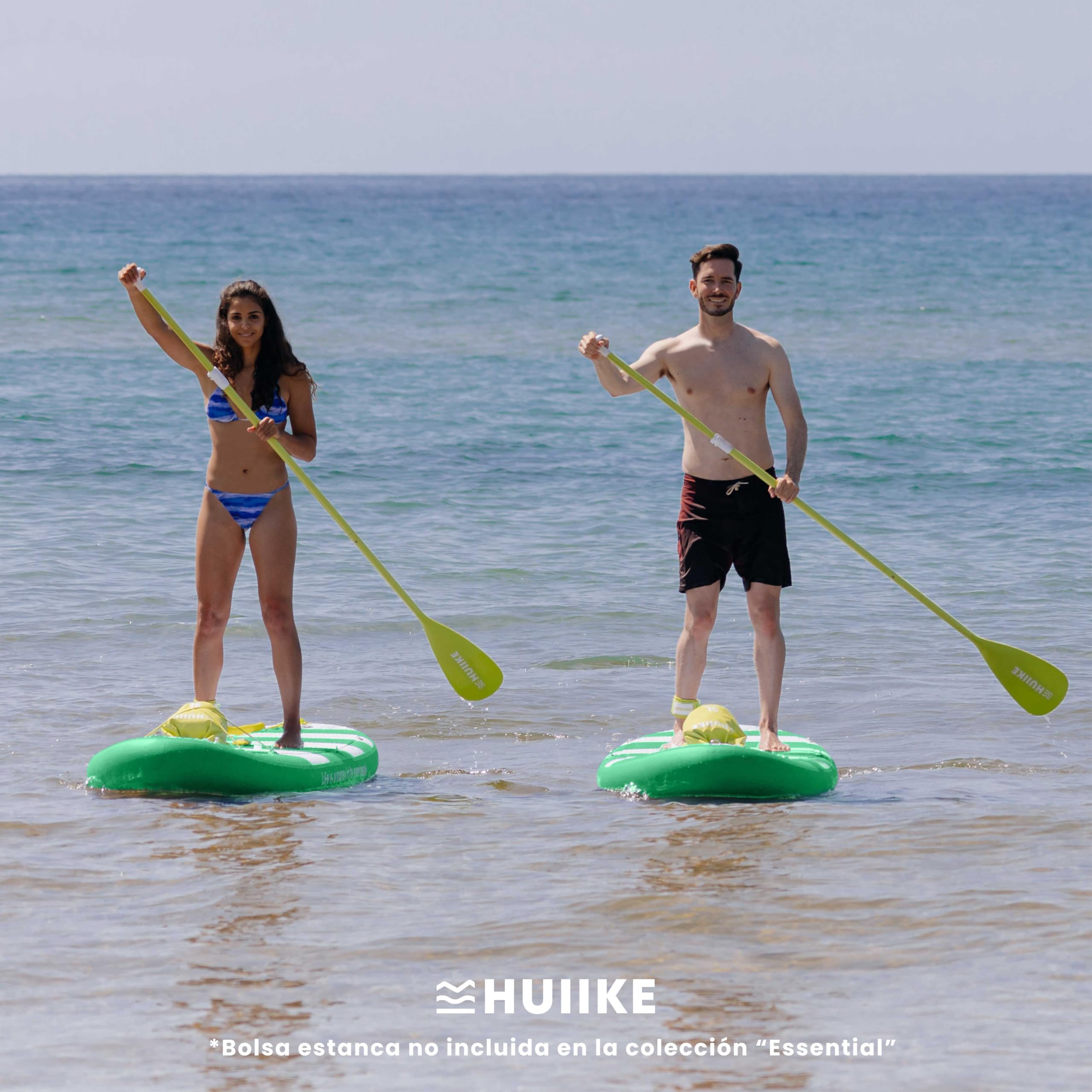 HUIIKE Tabla Paddle Surf Hinchable con Accesorios Incluidos, Remo, Quillas, Inflador. Stand Up Paddle Board Gran Estabilidad y Resistencia. 305 x 84 x 15 cm, Soporta hasta 130 kg — view 8