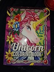 Unicorn Coloring Book: An Adult Coloring Book with Magical Animals ...