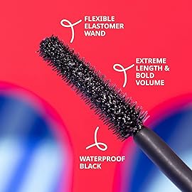 essence | Lash Without Limits Extreme Lengthening & Volume Waterproof Mascara | Volumizing & Lengthening | Vegan, Cruelty Free & Paraben Free