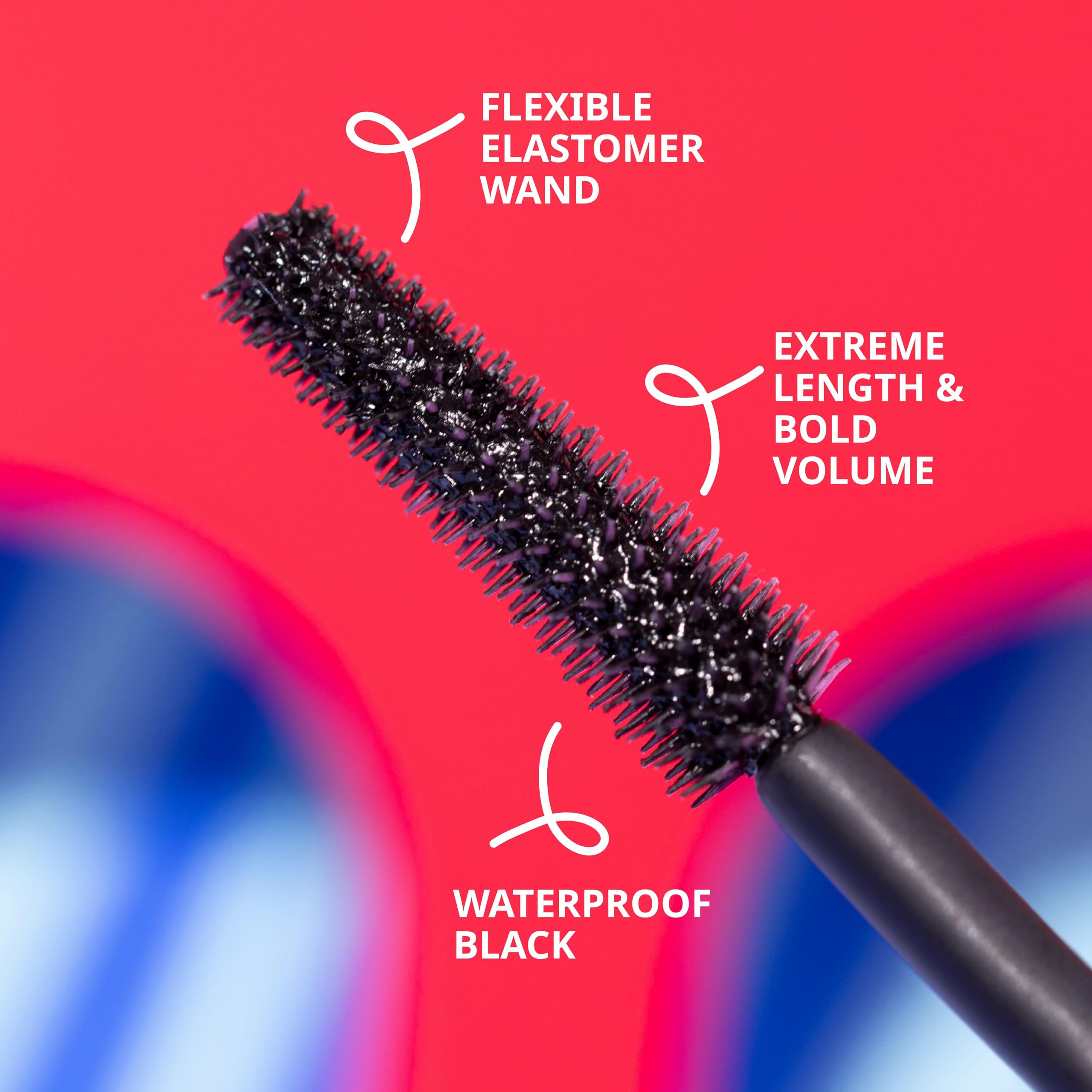 essence Wodoodporna maskara wydłużająca i pogrubiająca do rzęs lash WITHOUT LIMITS WATERPROOF EXTREME LENGTHENING & VOLUME, długotrwały, zwiększenie objętości, intensywnie czarny, wydłużanie (13ml)