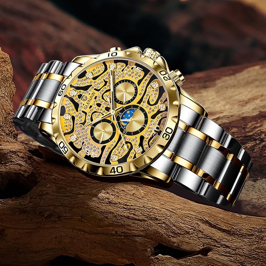 自動巻き 腕時計 ホワイト ゴールド SEIKO セイコー メカニカル Mechanical 自動巻き 腕時計 メンズ