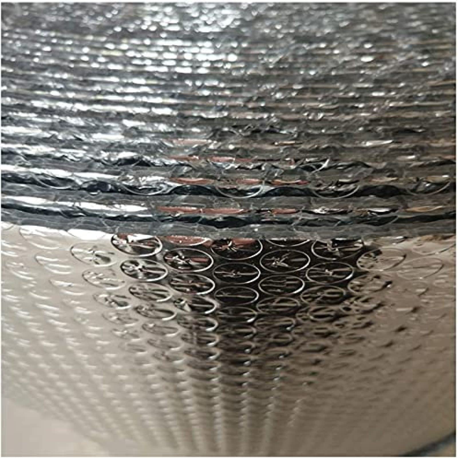 Hitzereflektierende Luftpolsterfolie Wärmen Sie Einen Raum Auf Aluminiumfolie Reflektierende Schichten Autogaragentore Wärmedämmung Aluminium Doppelaluminium Sparen Sie Energie,1x4m/3.2x13.1ft