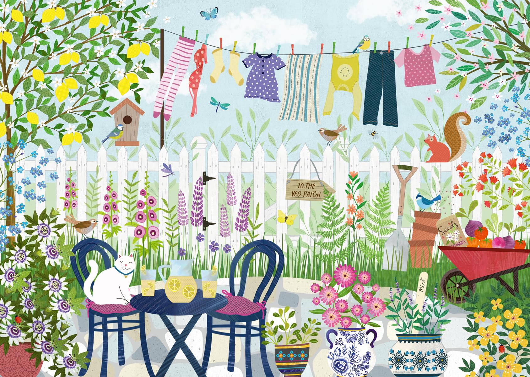 Ravensburger Summer Garden 1000 Piece Puzzle for Adults