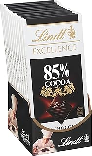 Lindt Excellence Extra Dark Chocolate 85% Cocoa, 3.5-Ounce Packages (Pack of 12)