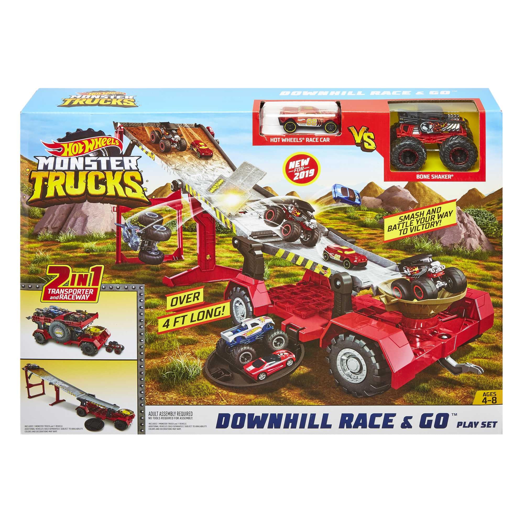 Hot Wheels Monster Trucks GFR15 Samochód, Wielokolorowy