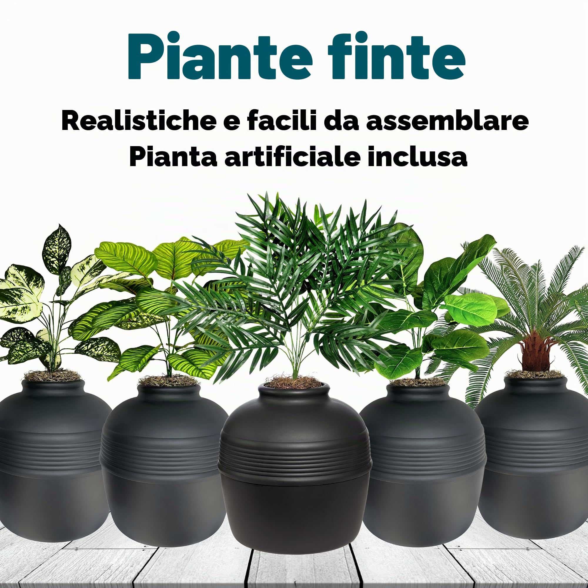Good Pet Stuff, L'originale lettiera nascosta, per piante artificiali e lettiera per gatti chiusa, ventilata e filtro antiodore, facile da pulire, in pelle scamosciata nera