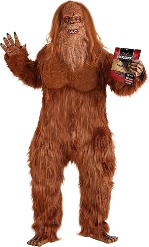 Miniatura 4 de Jack Links - Disfraz de Sasquatch de talla grande, disfraz de mascota de pie grande con Sasquatch, disfraz de Halloween, tallas grandes y altas para