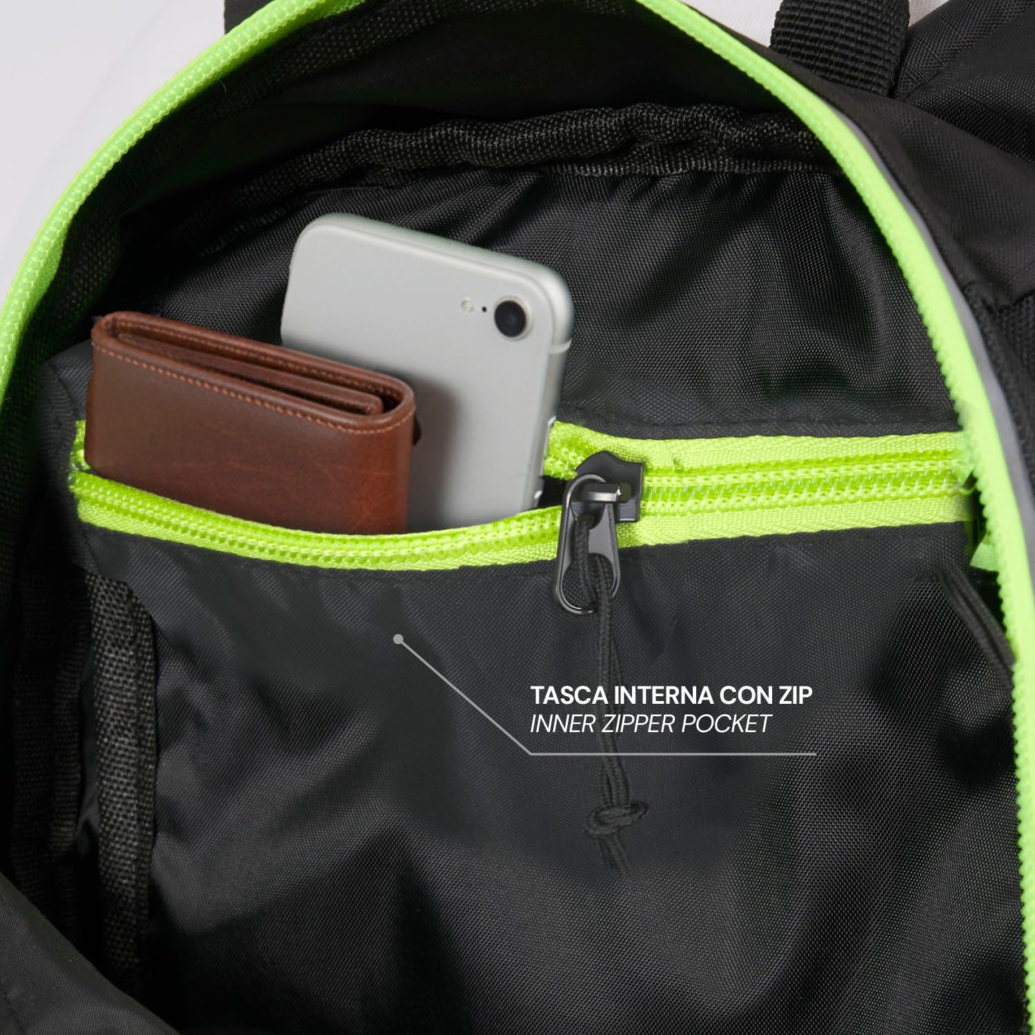 PERLETTI Zaino 10 Litri Impermeabile Trekking Montagna Super Leggero Capiente 39x22x12 cm