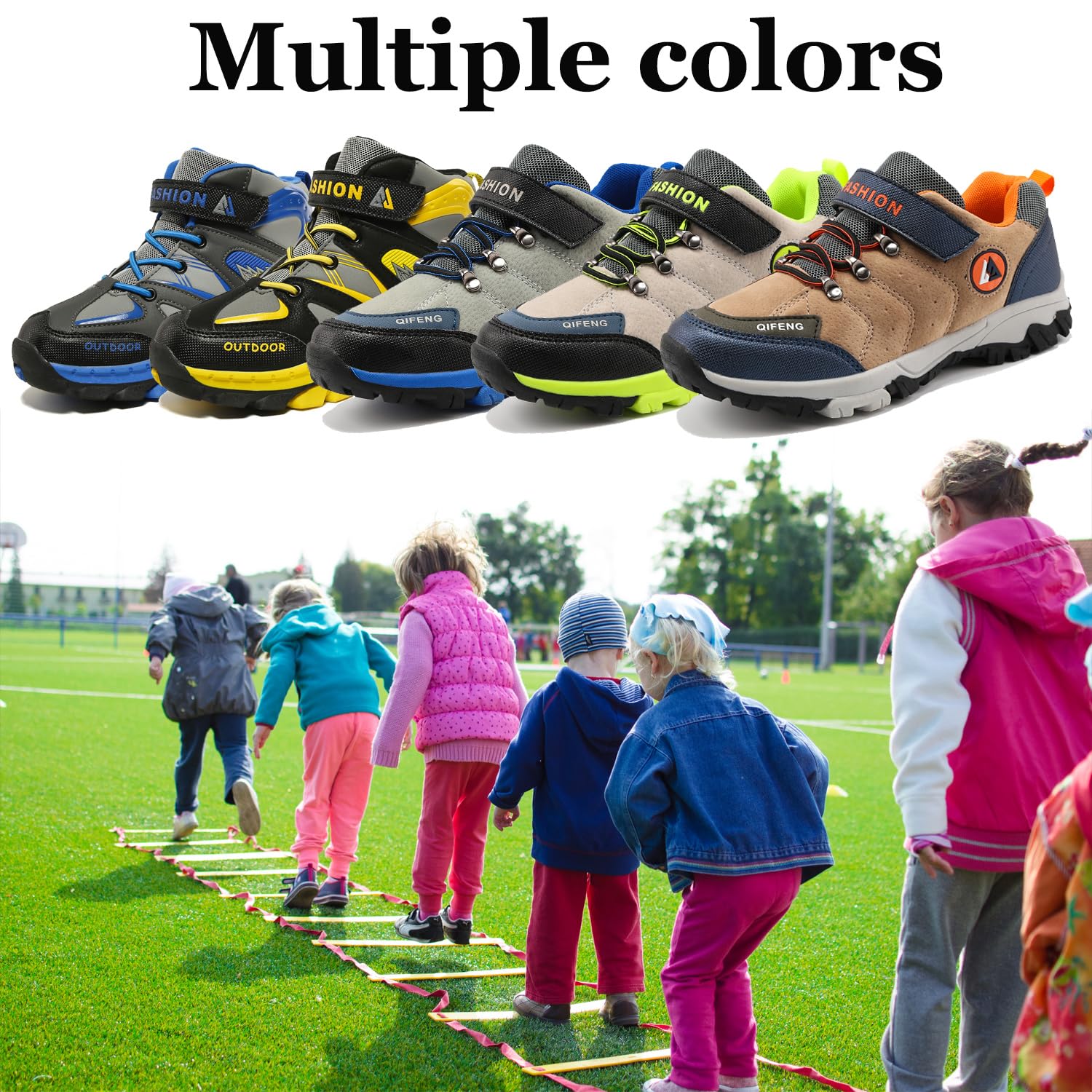 Wanderschuhe Jungen Trekkingschuhe Kinder Wasserdicht Wanderstiefel Sneaker Outdoor rutschfest Walking Schuhe Sportschuhe Laufschuhe Gr.31-40