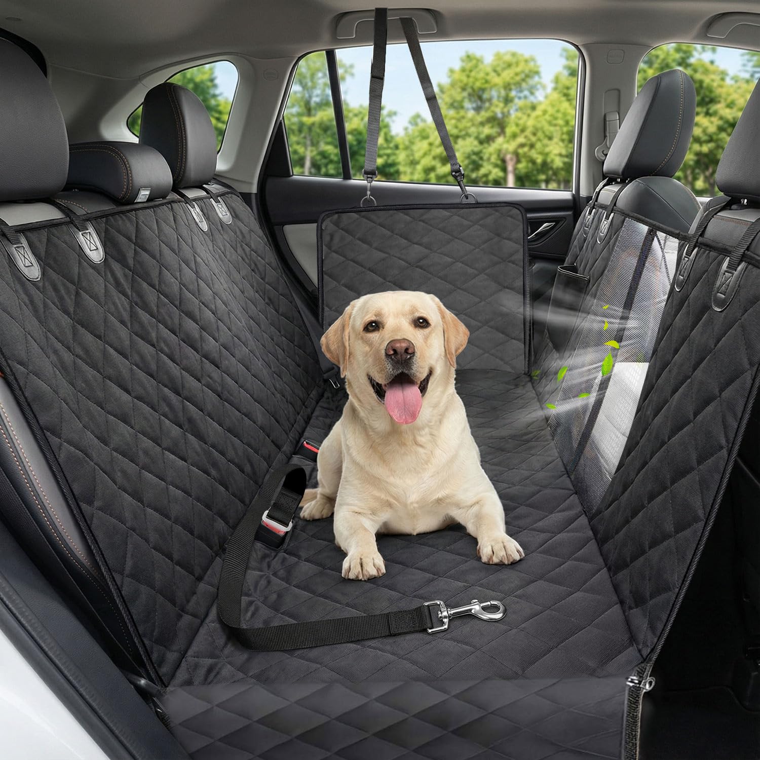 Dog Car Seat Cover, 600D Heavy Dute Durable Car Seat Cover for Dogs Pets, 100% Waterproof Scratch Proof Nonslip Dog Hammock for Cars, Seat Covers