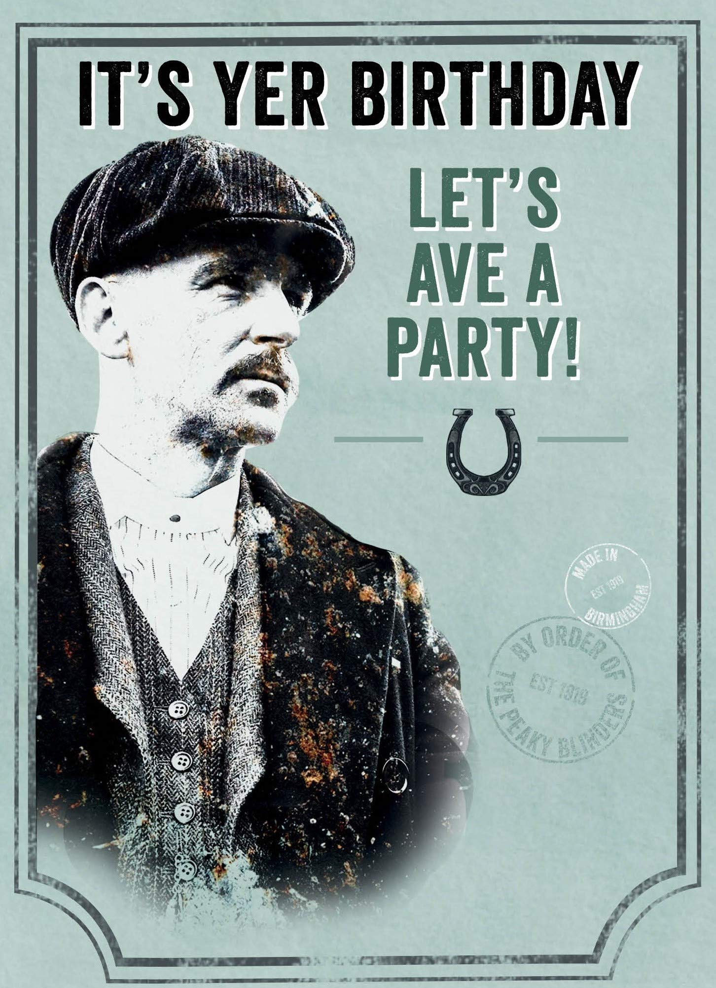 Official Peaky Blinders General Birthday Card