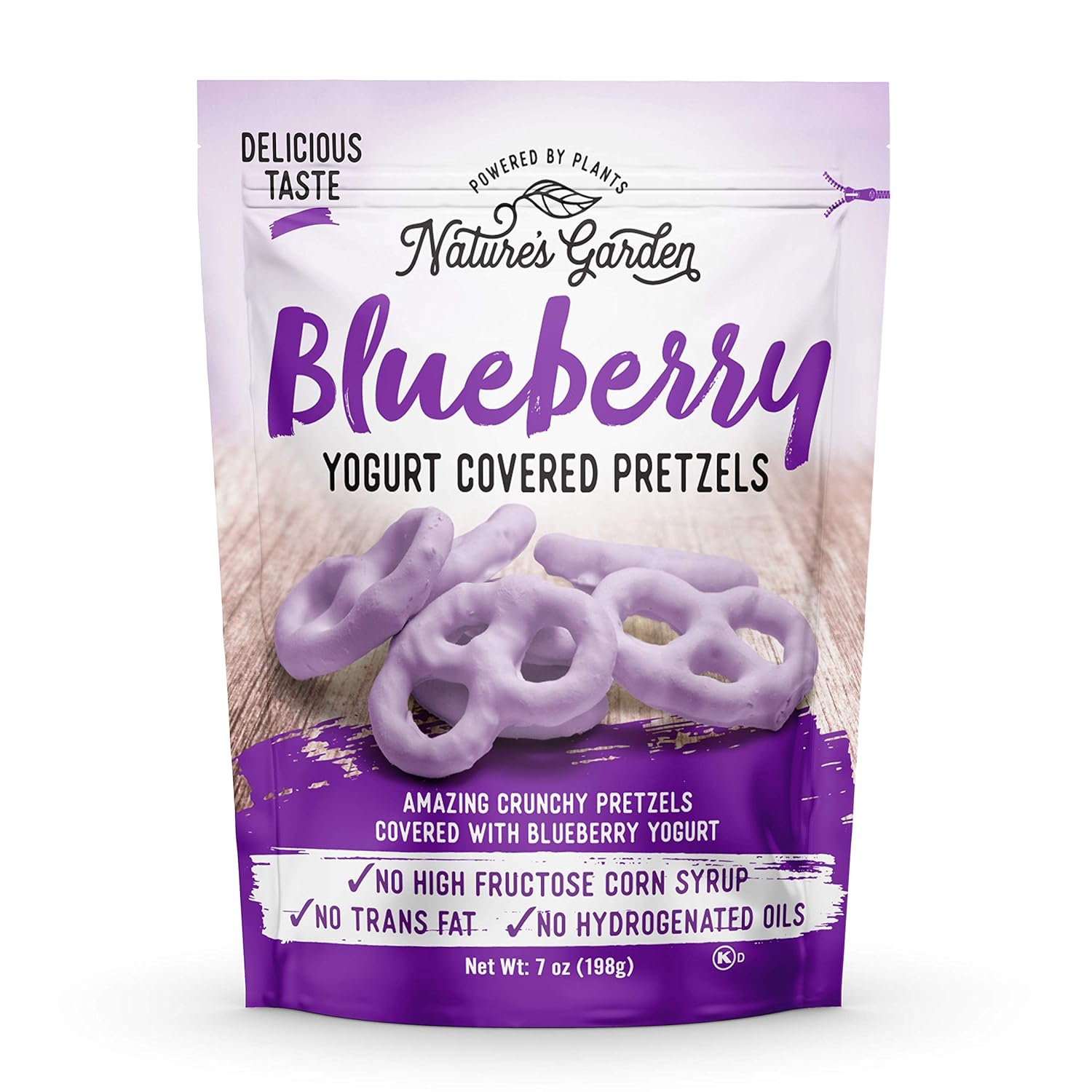 Nature's Garden Blueberry Yogurt Covered Pretzels, No Trans