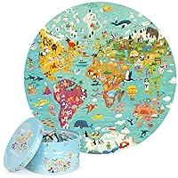 Boppi Mondo Puzzle Con Animali - 150 Pezzi Per Bambini da 5 a 8 Anni