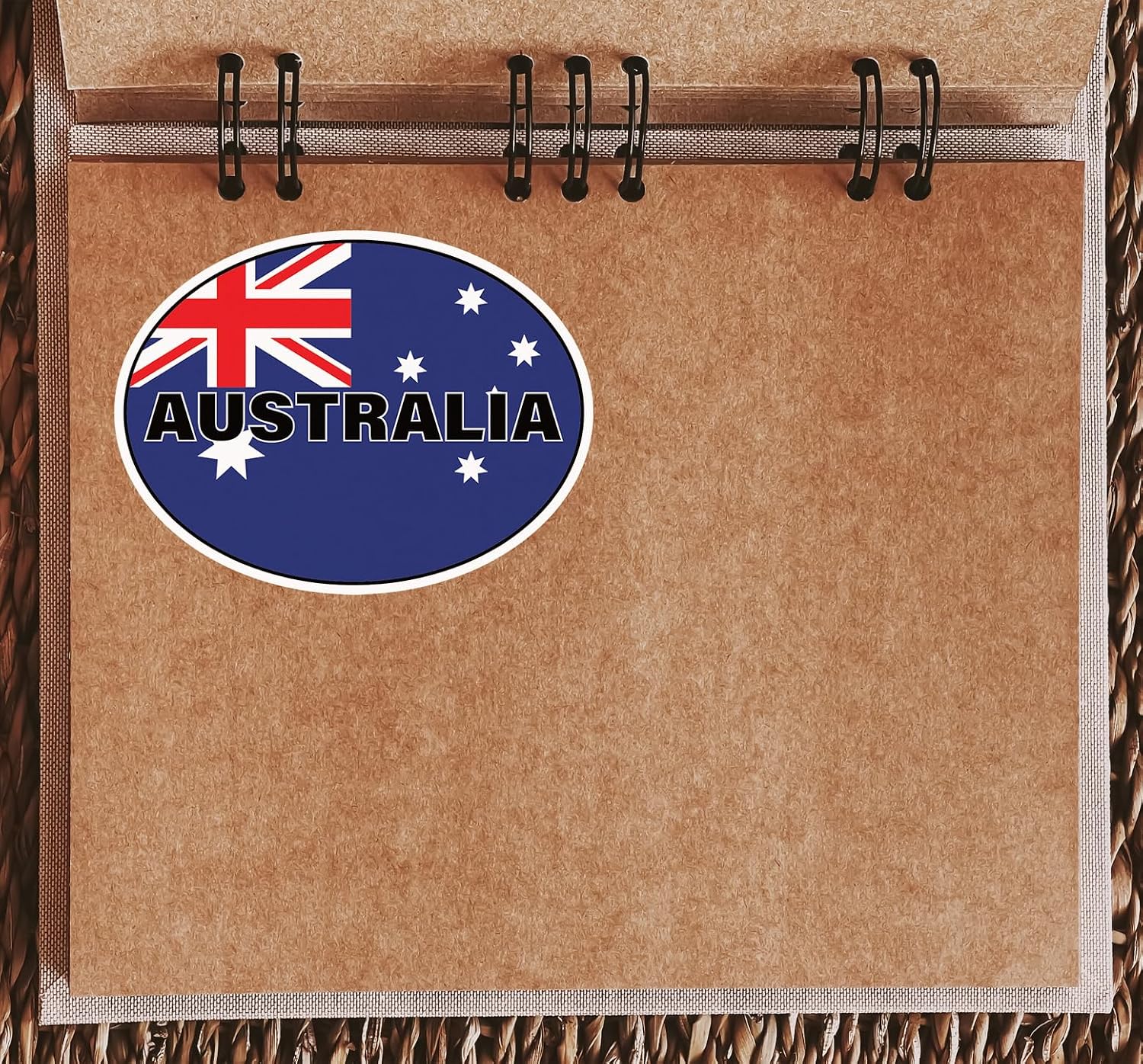 2 x 10cm Australia Oval Flag Vinyl Stickers - Australian Travel Holiday World Country Location Decal Scrapbook Sticker #82358