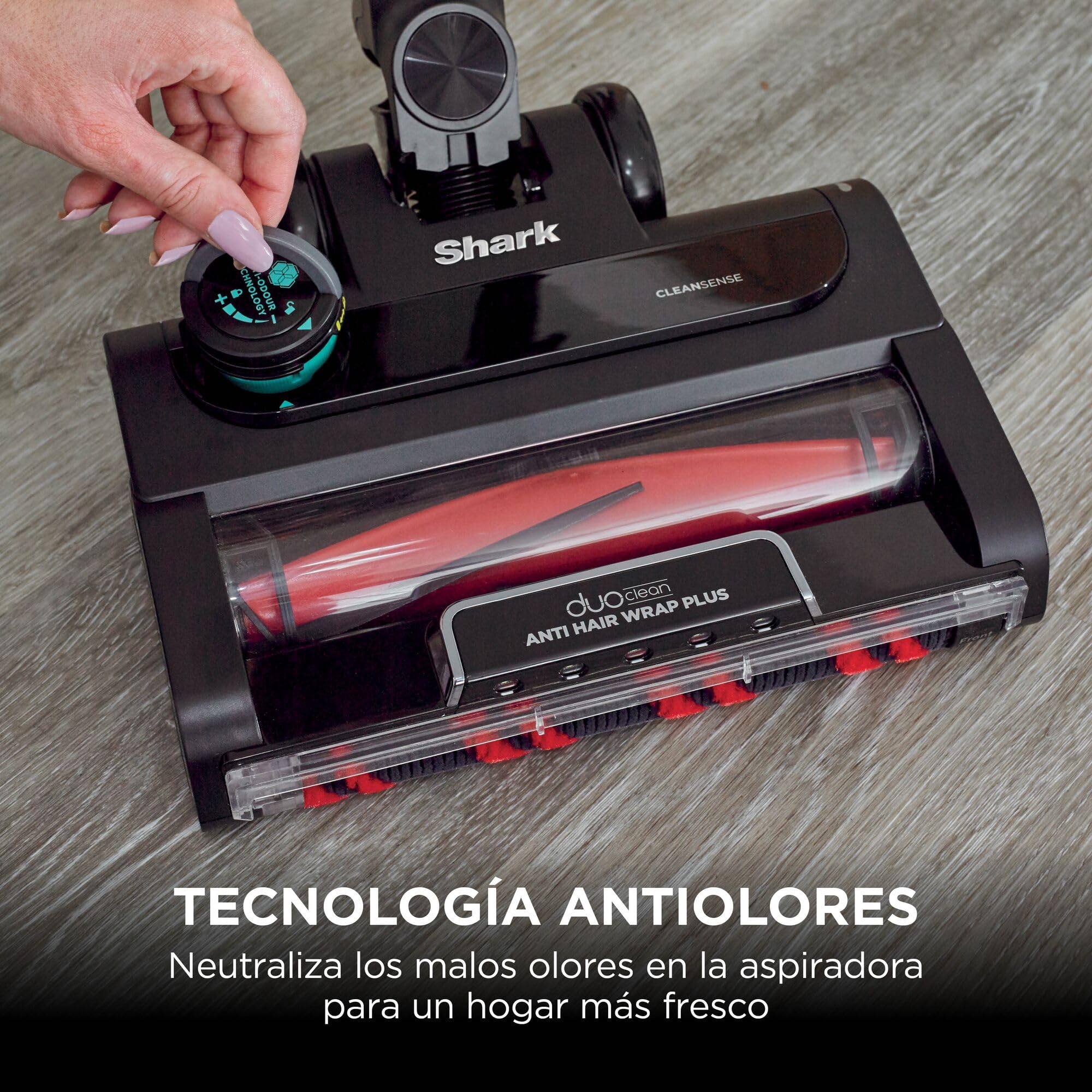 Shark Stratos Aspiradora sin Cable - Hasta 60 Minutos de Autonomía con Clean Sense IQ y Anti Hair Wrap - Incluye Kit de Limpieza para Coche - Cobre, IZ400EUTBK