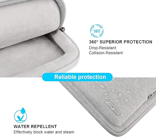 Miniatura 4 de Lacdo Bolsa de hombro protectora para laptop 360 para MacBook Air nuevo de 13 pulgadas M4 A3240 2025, M3 A3113, M2 A2681, M1 A2337 A2179 A1932