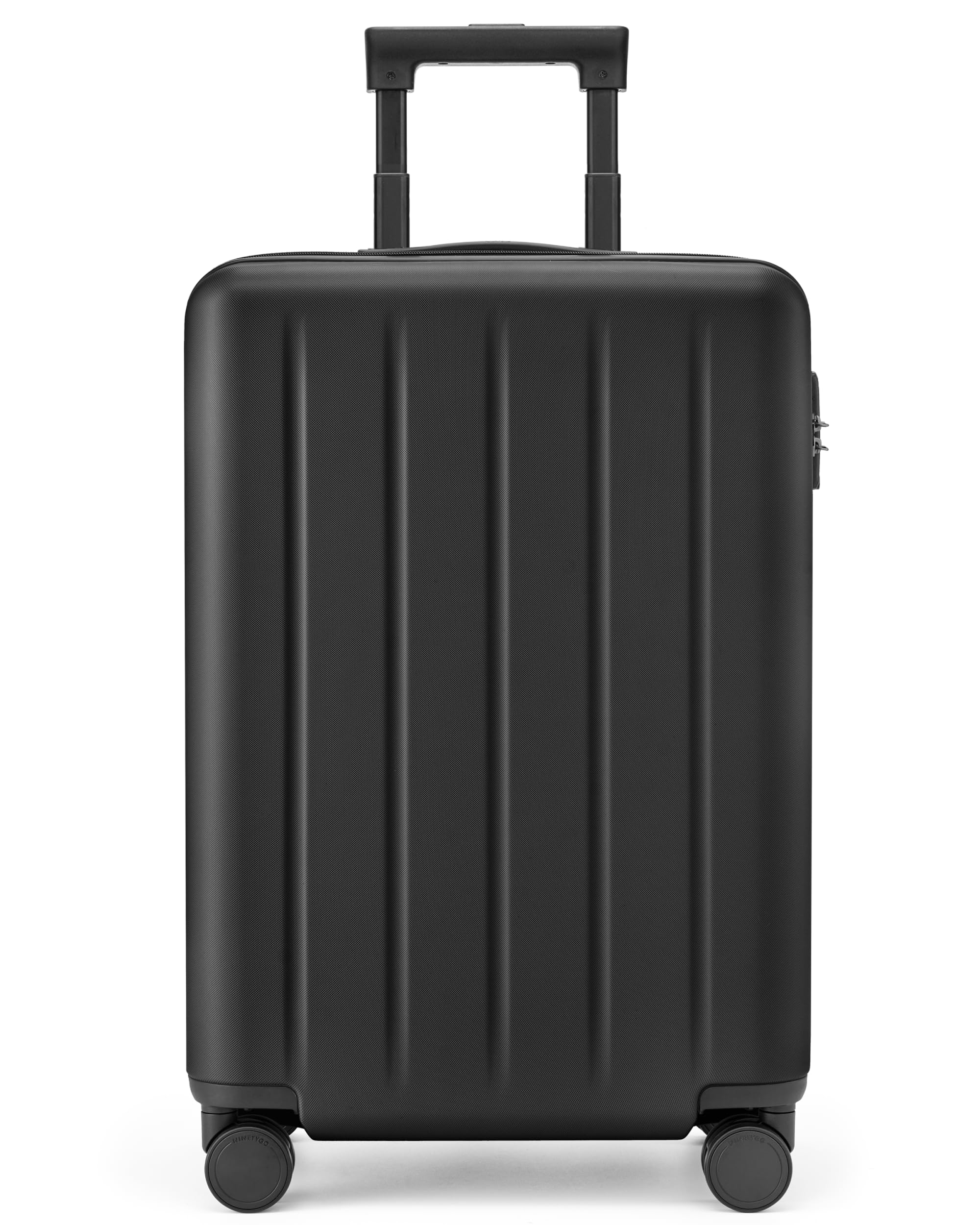 NINETYGO Hardside 20-Inch Carry on Luggage, Spinner Suitcases Airline Approved with Wheels for Travel, Lightweight Luggage with TSA Lock, 22 X 14 X 9 Inches, Midnight Black