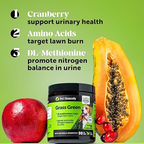 Miniatura 3 de Grass Green Dog Chews - Neutralizador de orina para césped, hierba para orina de perro ayuda a mantener el patio verde a abordar las manchas de