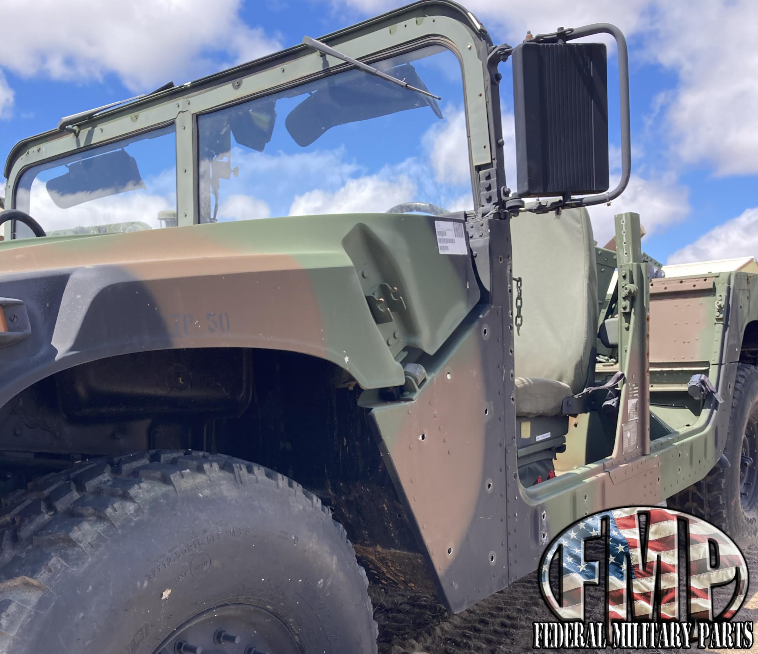 Amazon | ミリタリーハンヴィーミラー - OEM - 運転席側 (ブラック  