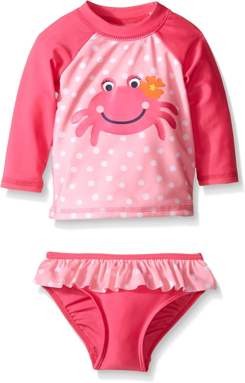Girls' Sweety Crab Rashguard Set