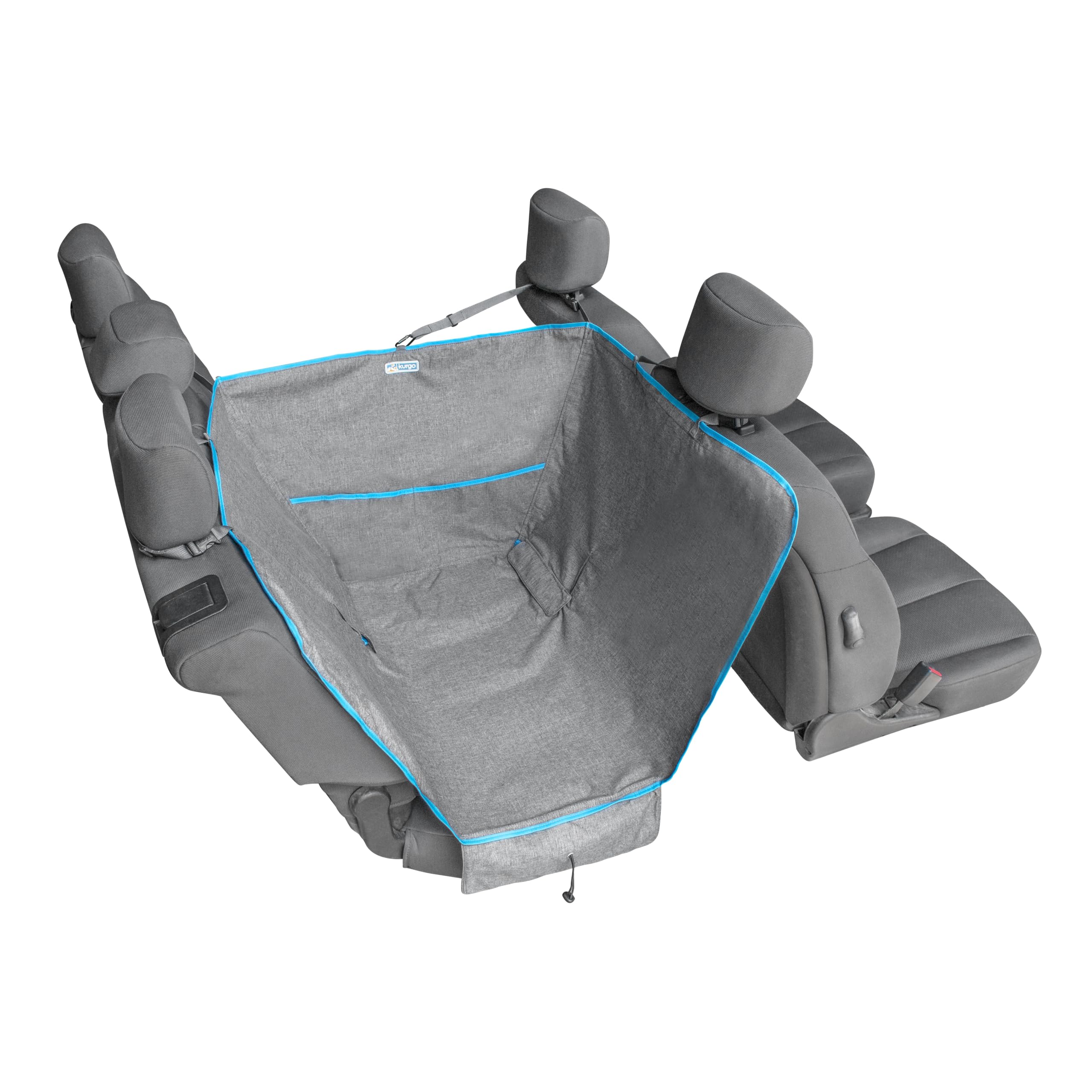 Kurgo Heather Half Dog Hammock, Heather Grey