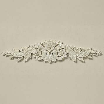 Touch of Class Decorative Flowering Medallion Wall Topper, Antique Ivory