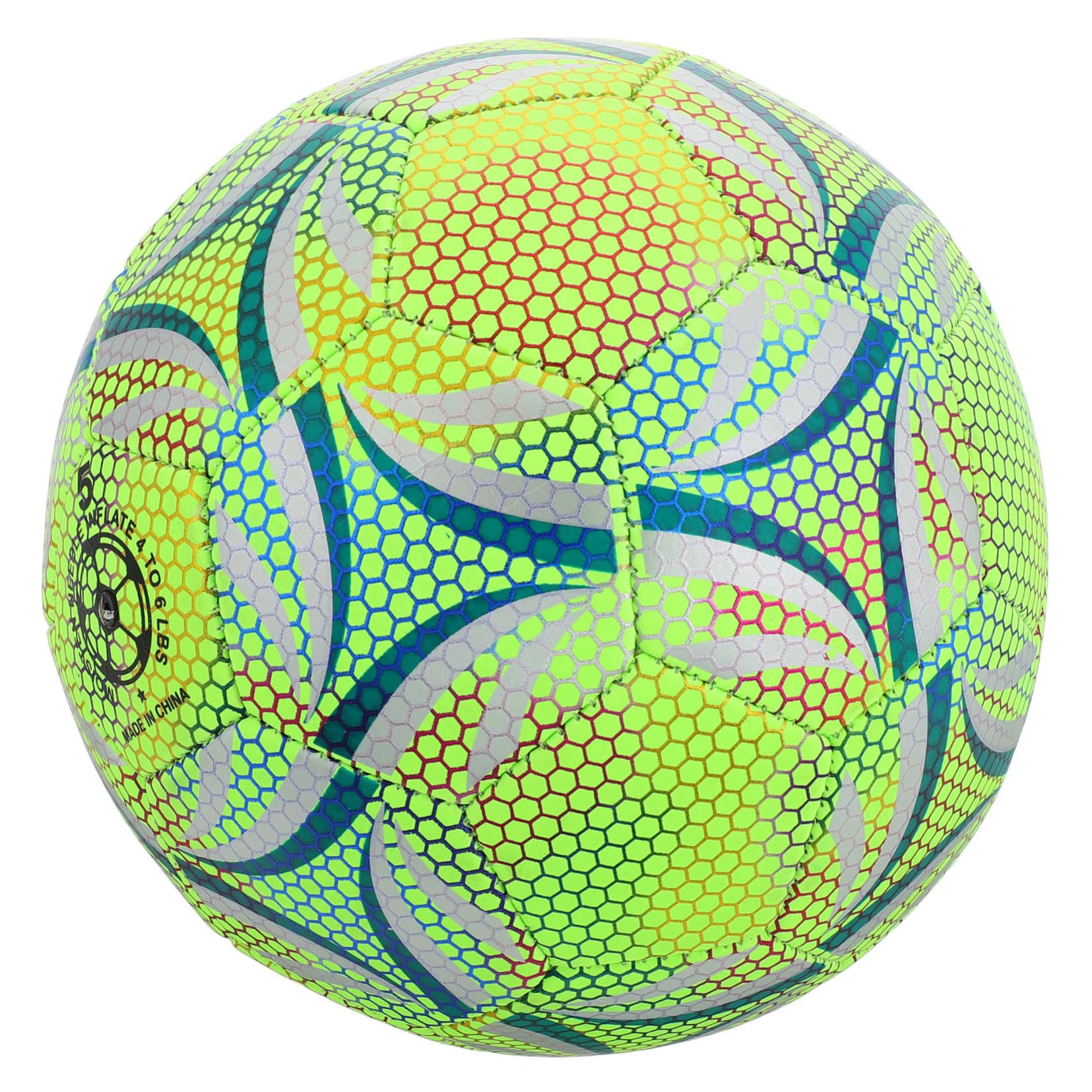 POPETPOP Balón De Fútbol Luminoso Adultos De Estándar Material Función De Brillo La Oscuridad para Entrenamiento y Diversión Nocturna