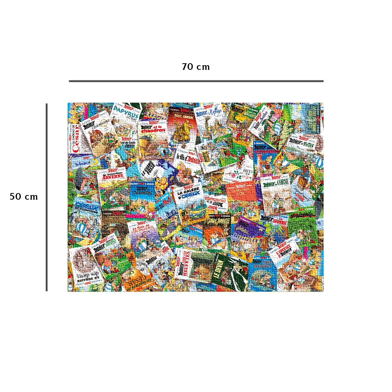 Nathan- Puzzle-Astérix Et La Transitalique-1000 Pièces, 87559