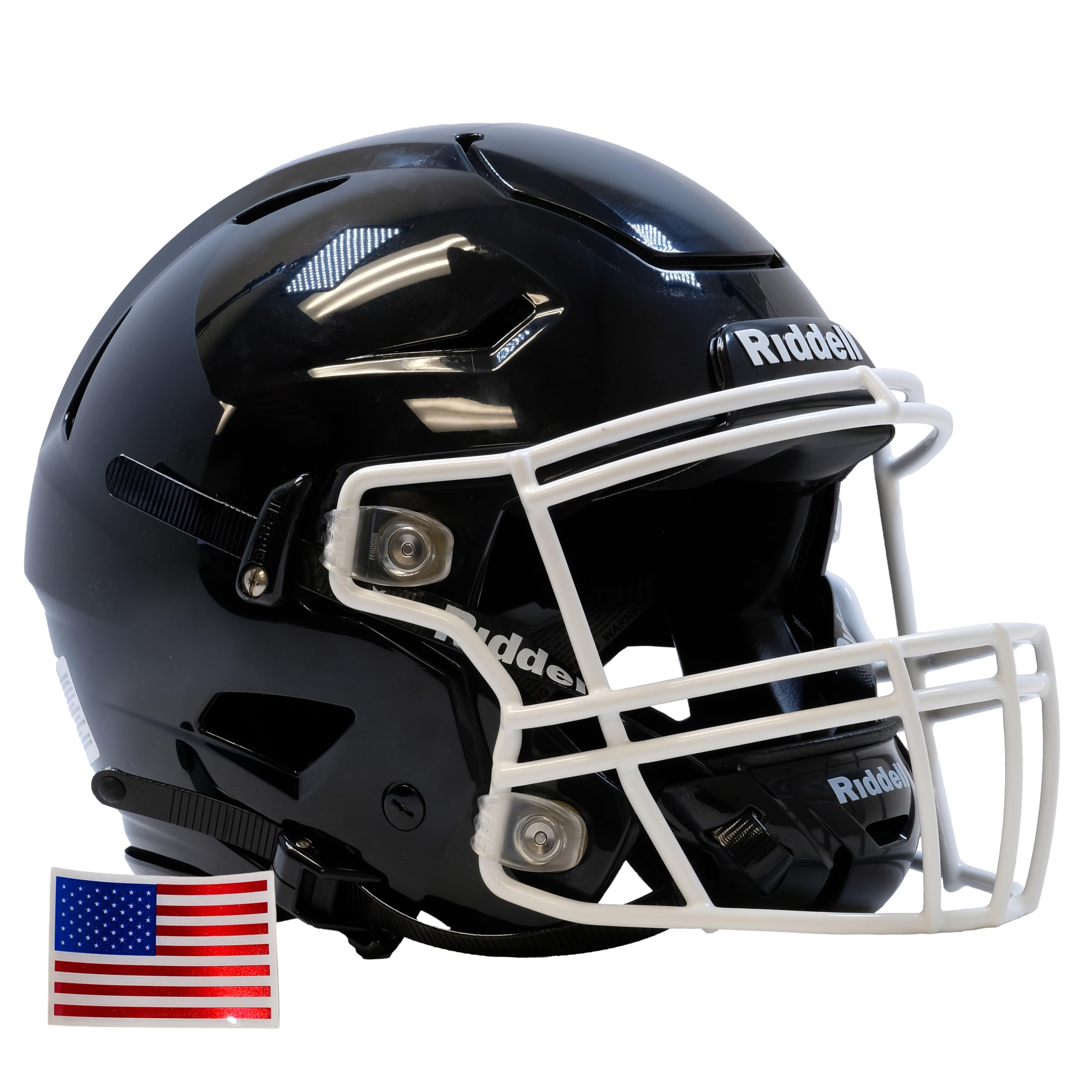 Amazon.com : Riddell SpeedFlex Black Out Adult Helmet - SF-2BD