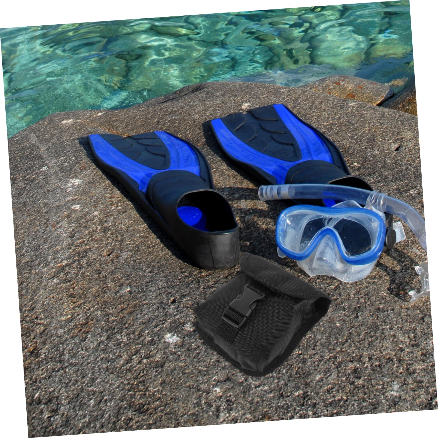 WOONEKY Weighted Dive Belt Bag Diving Weight Pouch for Training Mesh Diving Weight Holder