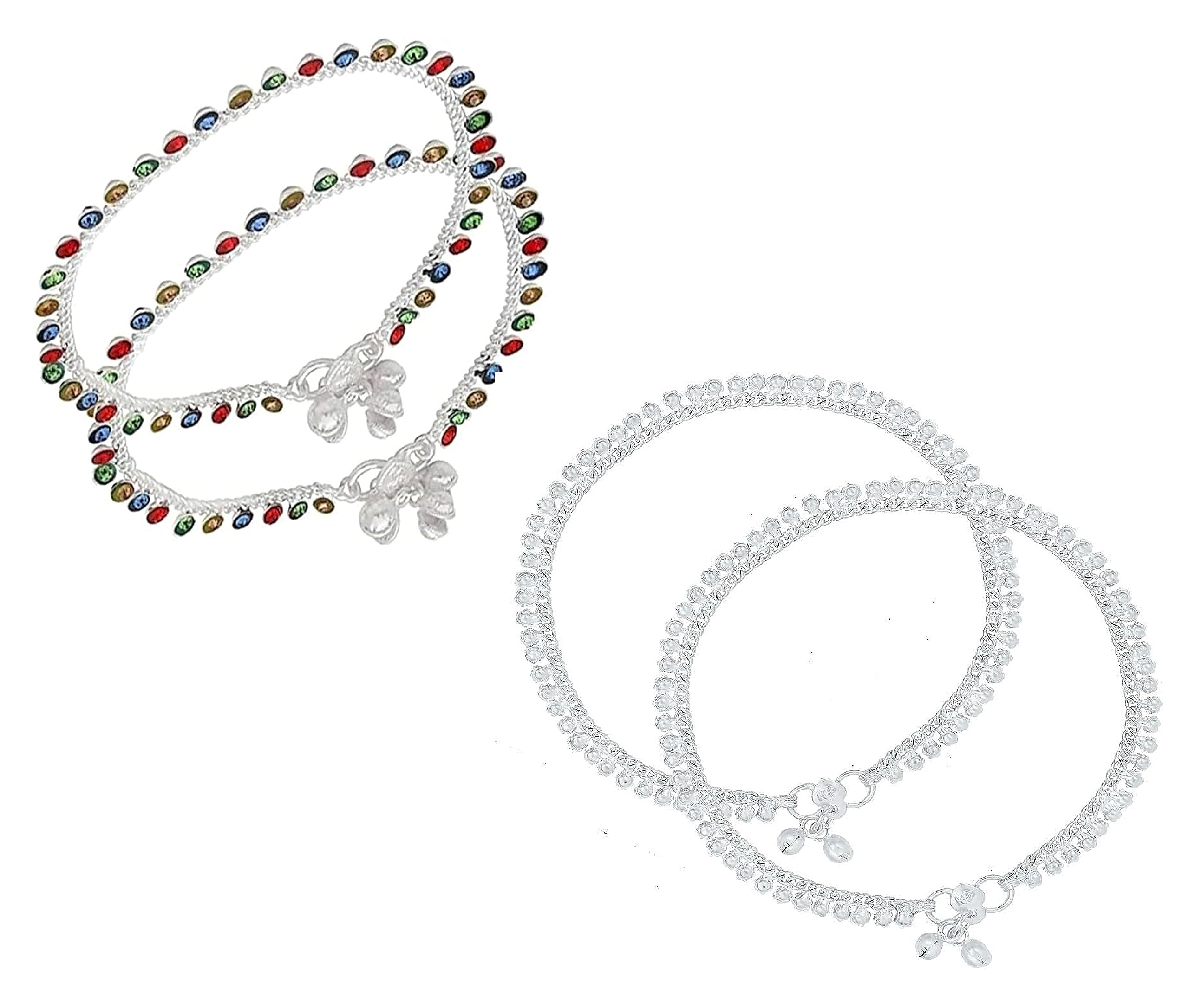 See full amazon price history chart for Les Bon Amis Modern Indian Traditional Anklet Metal Alloy Painjan Payal -Pair Leg Chain for Women & Girls Set of 2 (Multicolour Payal and White Stone Payal) Les Bon Amis Modern Indian Traditional Anklet Metal Alloy Painjan Payal -Pair Leg Chain for Women & Girls Set of 2 (Multicolour Payal and White Stone Payal) (B0CH8T3TZH) Amazon Price History, Amazon Price Tracker