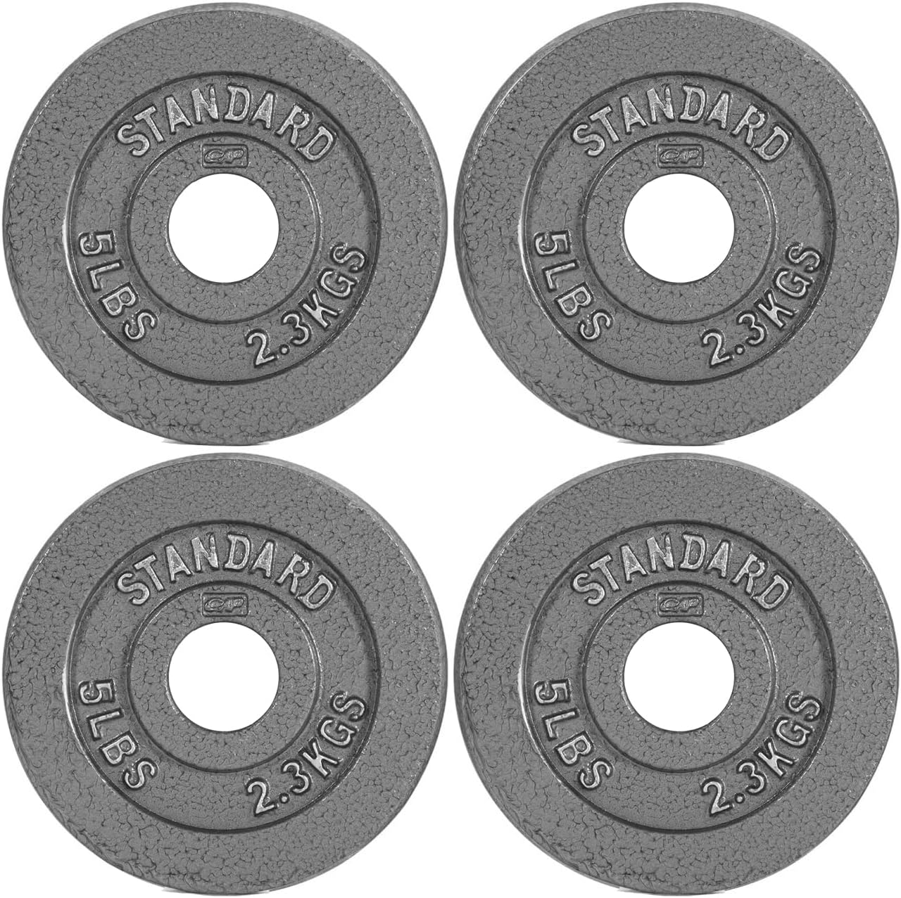 CAP Barbell Placa de peso olímpica de 2 pulgadas  Múltiples opciones