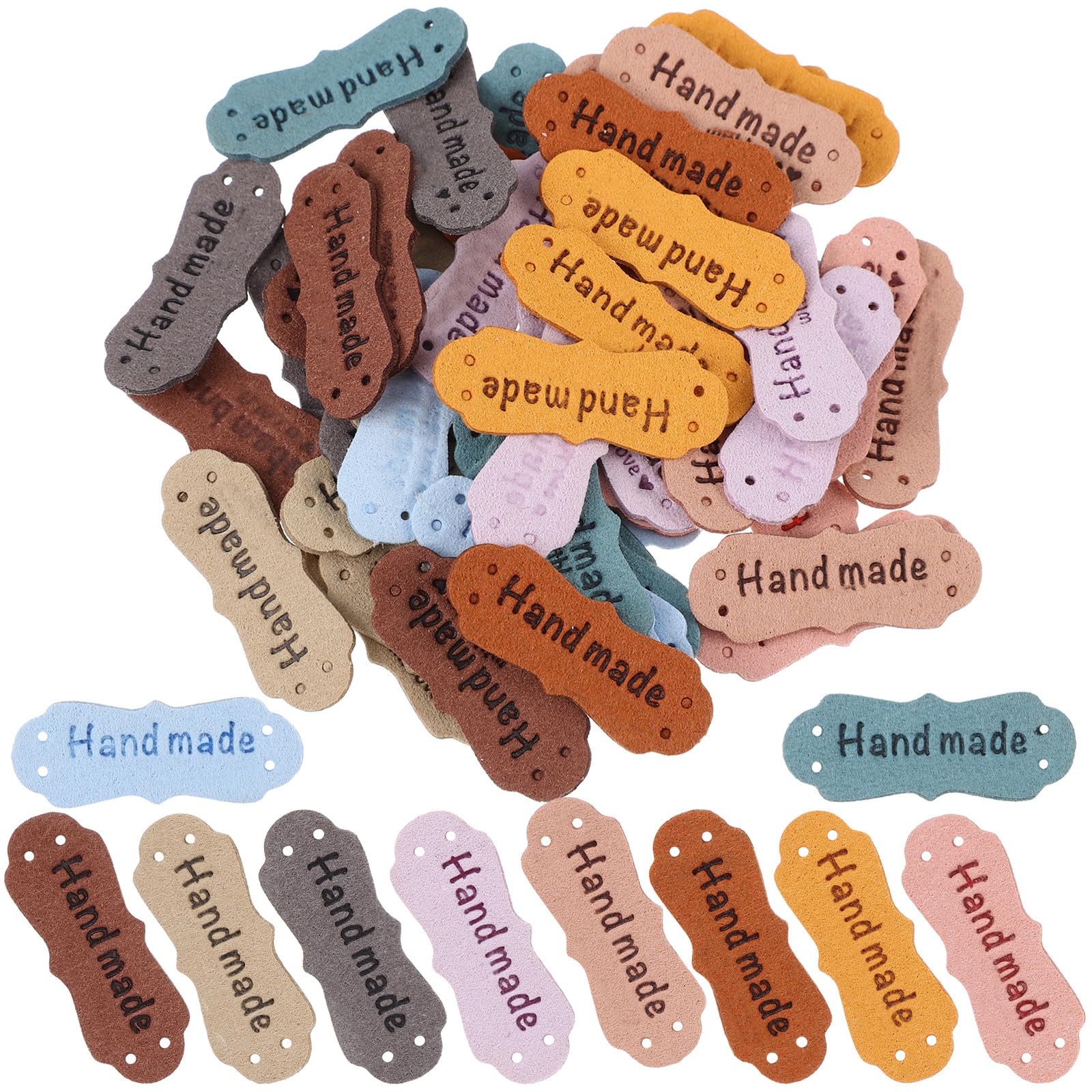 Operitacx 300 Pezzi Di Etichette Colorate Per Vestiti Etichette Con Nome Da Cucire Per Cappelli Fatte A Mano Adesive Per Vestiti Cappelli Colorati