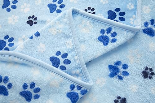 Miniatura 3 de Allisandro - Manta lujosa para perros, extra suave de 350 GSM de franela de forro polar para mascotas, para perros pequeños, medianos y grandes