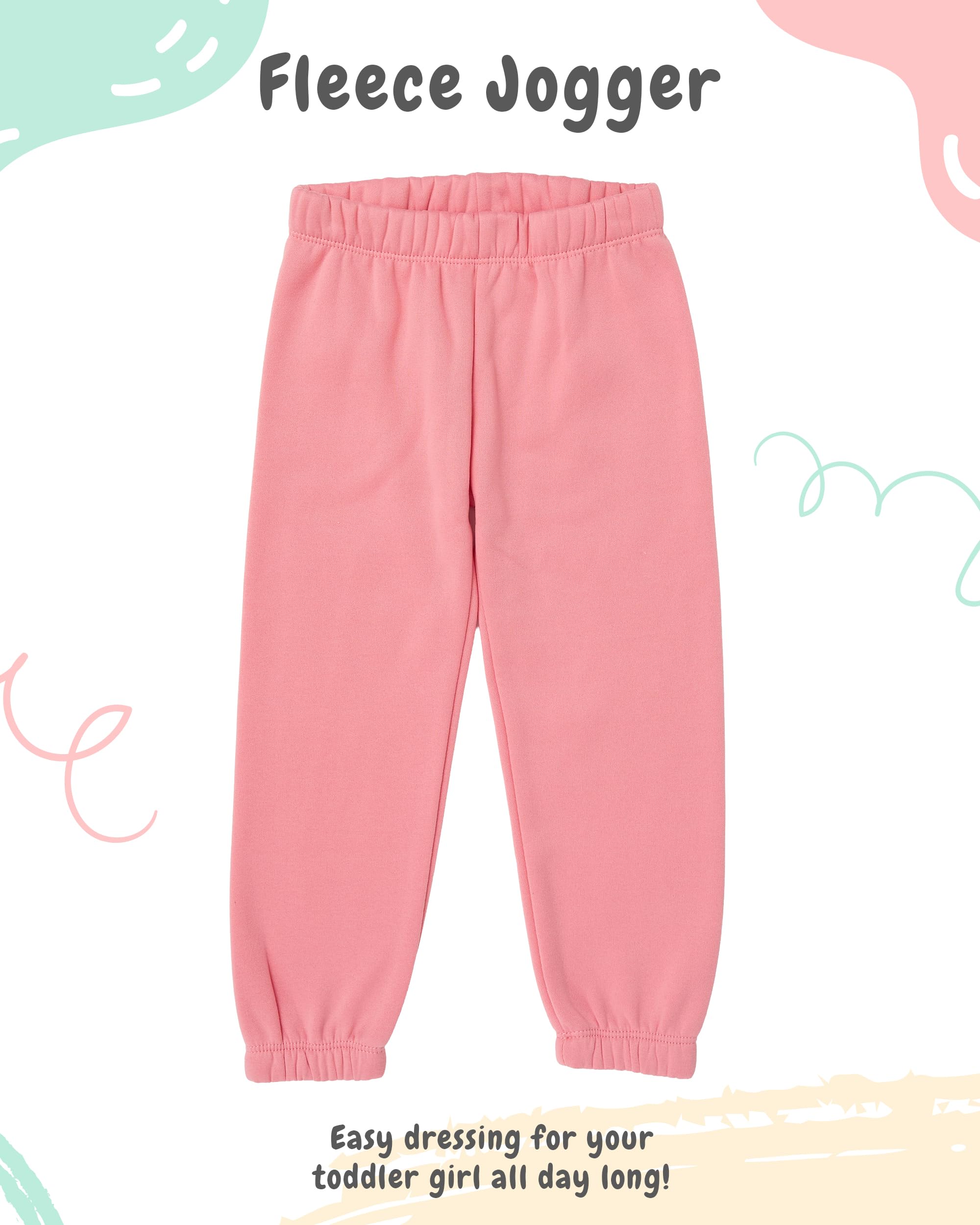 Disney Princess Toddler Girls’ Outfit Set - Two Piece Sweatshirt with Metallic Ink & Jogger Pants (3T)