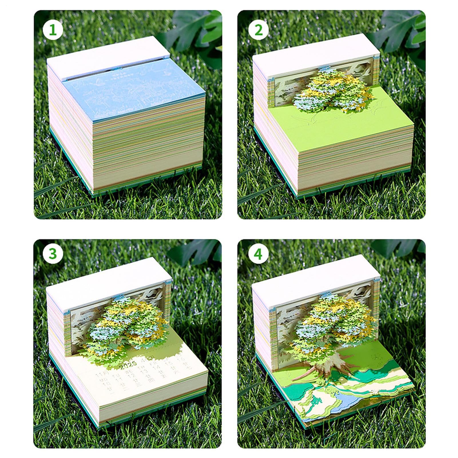 Calendario De Escritorio De Papel - Lindo Organizador Luminoso