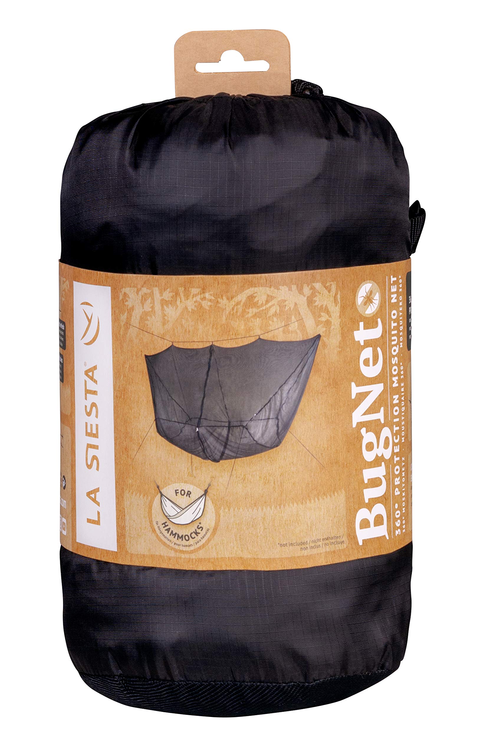 LA SIESTA - BugNet Black - 360 Moskitonetz