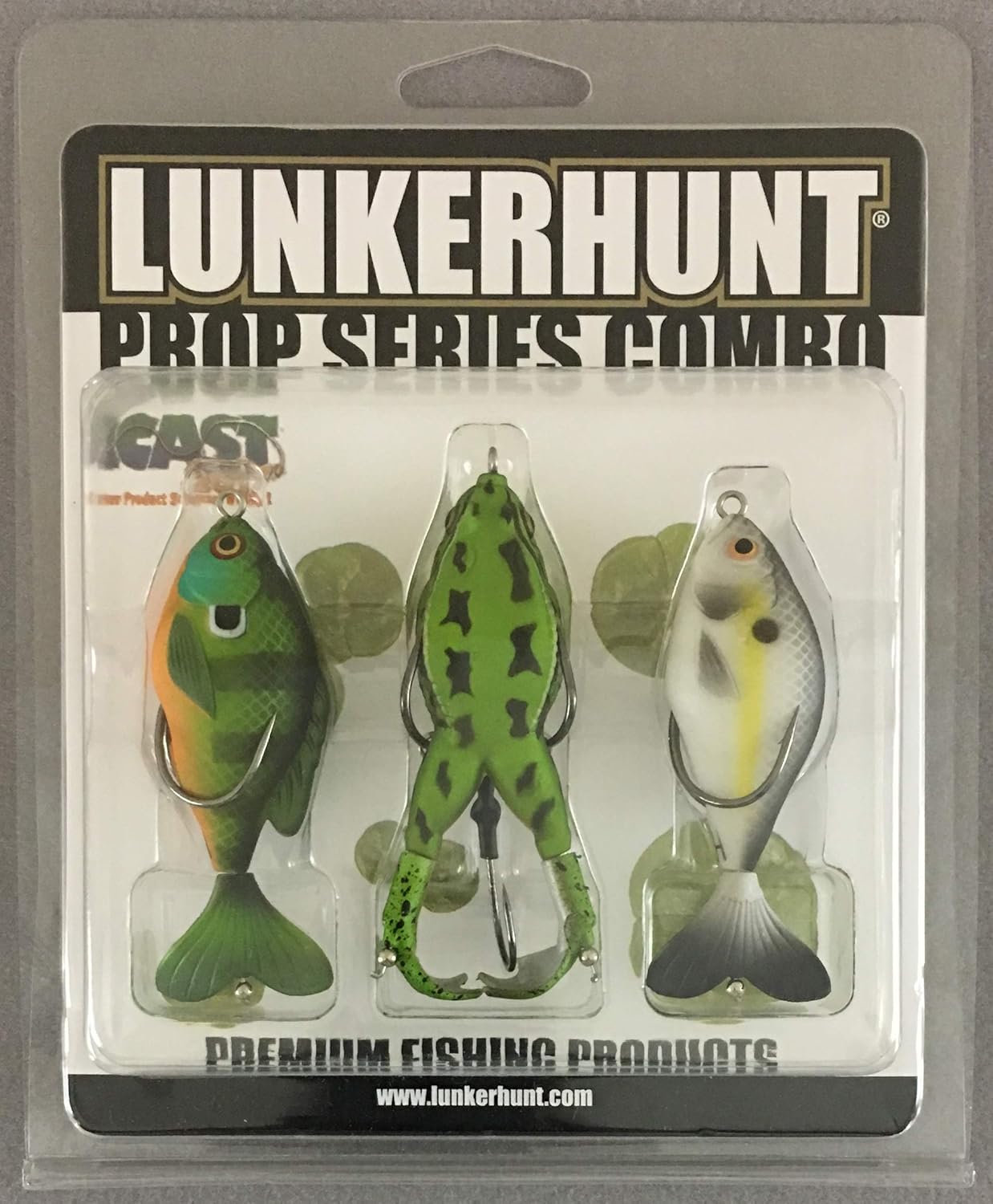 Lunkerhunt Bass Fishing Lures Kit (3Pack) 2 Prop Fish